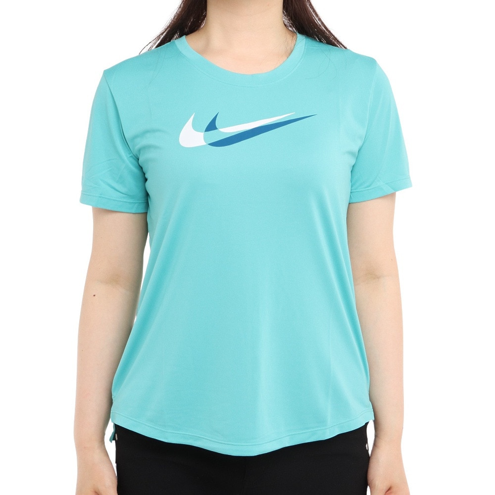 ナイキ（NIKE）（レディース）ドライ 速乾 Dri-FIT スウッシュ ラン 半袖 トップ DD6479-392