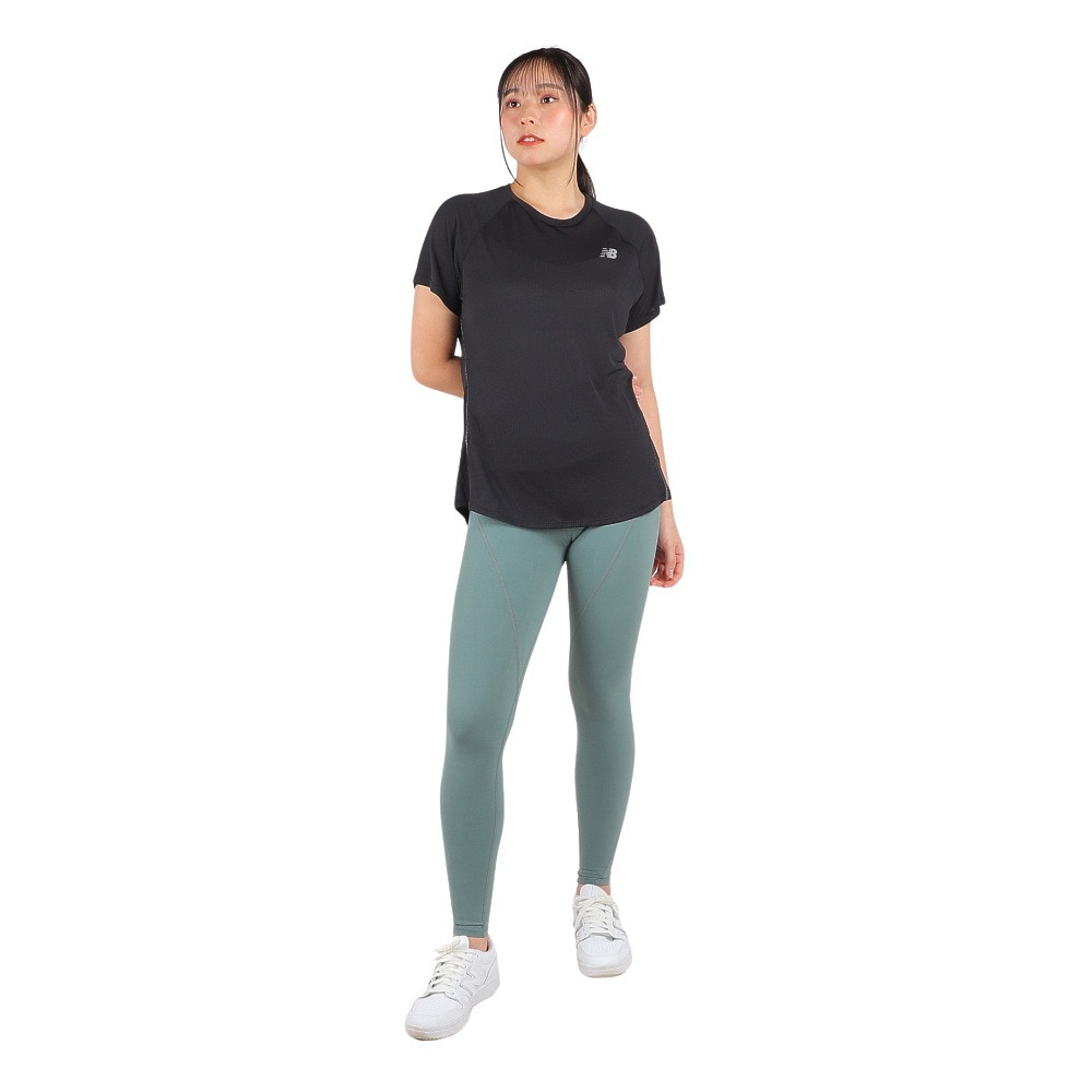 ニューバランス（new balance）（レディース）半袖Tシャツ レディース Impact Run WT21262 BK 