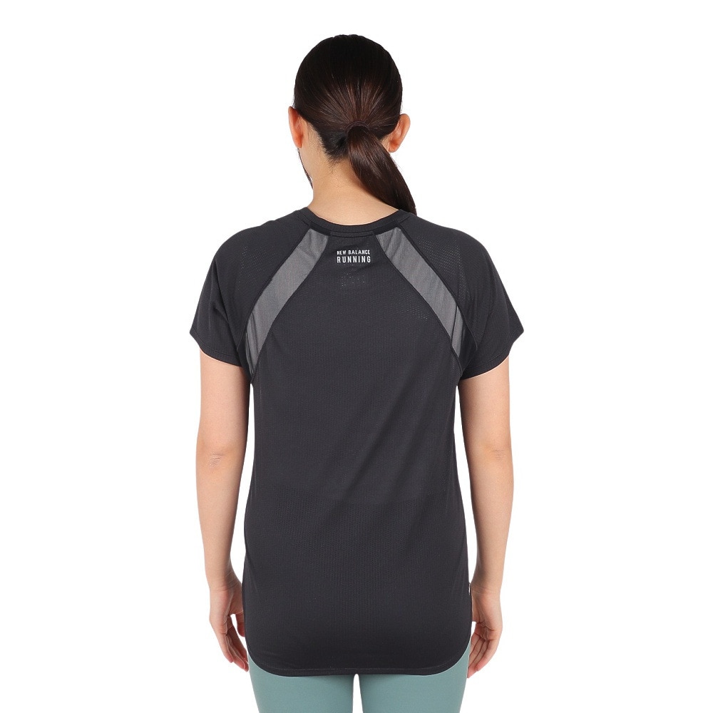 ニューバランス（new balance）（レディース）半袖Tシャツ レディース Impact Run WT21262 BK 