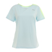 プーマ(PUMA)(レディース)ドライ 速乾 ドライプラス ランニング 半袖Tシャツ 522288 20 LBLU