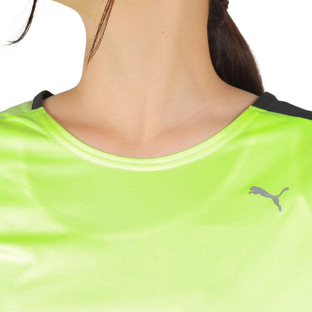 プーマ（PUMA）（レディース）ドライ 速乾 ドライプラス ランニング 半袖Tシャツ 522288 37 YEL