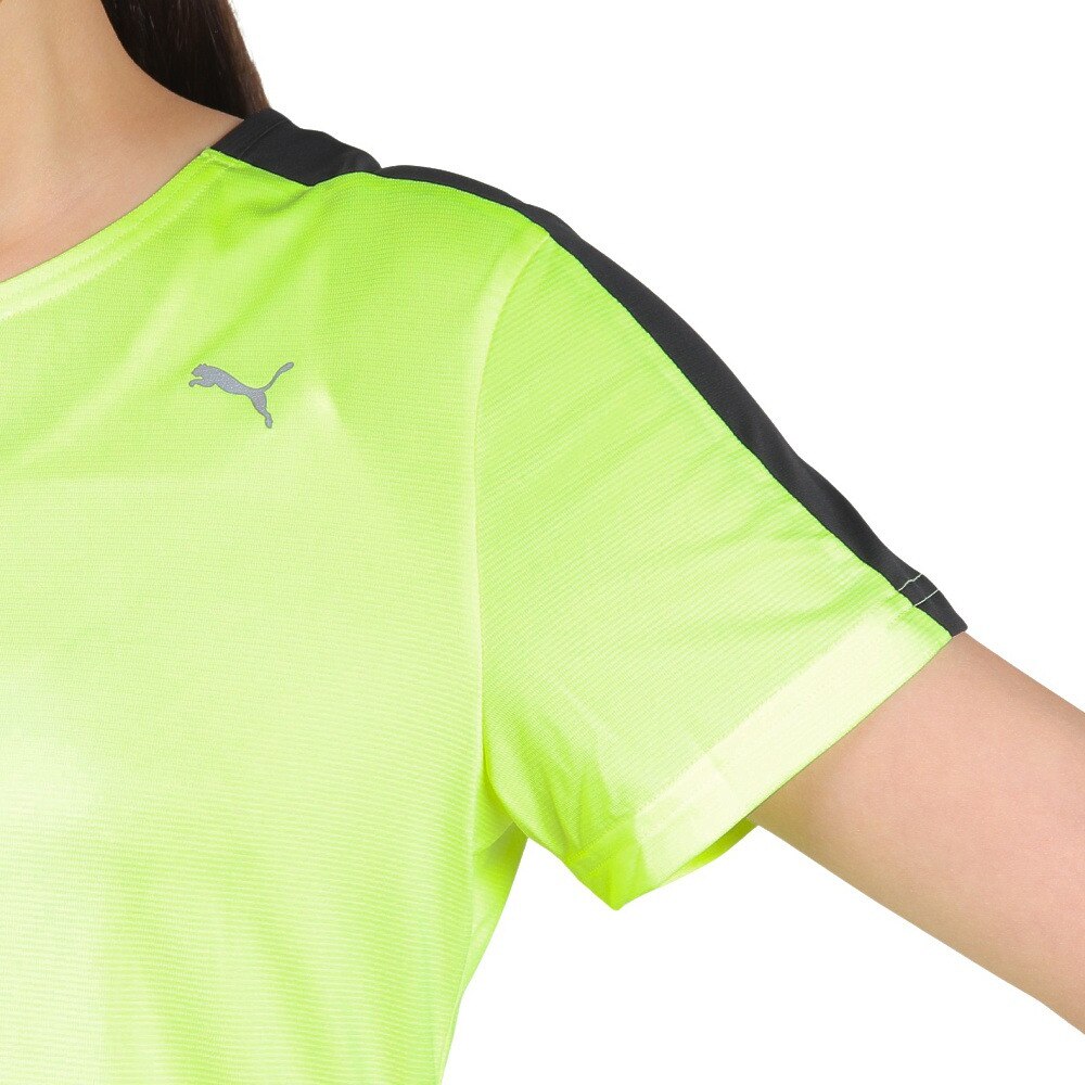 プーマ（PUMA）（レディース）ドライ 速乾 ドライプラス ランニング 半袖Tシャツ 522288 37 YEL