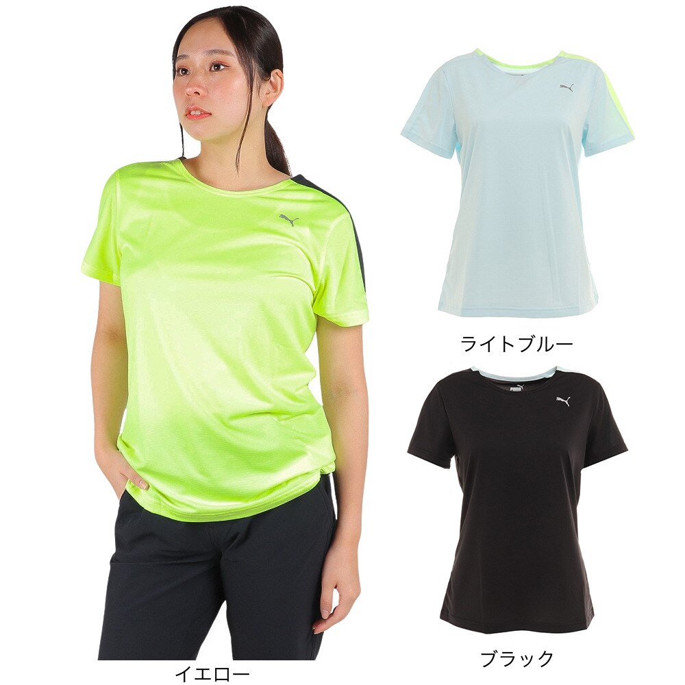 プーマ（PUMA）（レディース）ドライ 速乾 ドライプラス ランニング 半袖Tシャツ 522288 20 LBLU