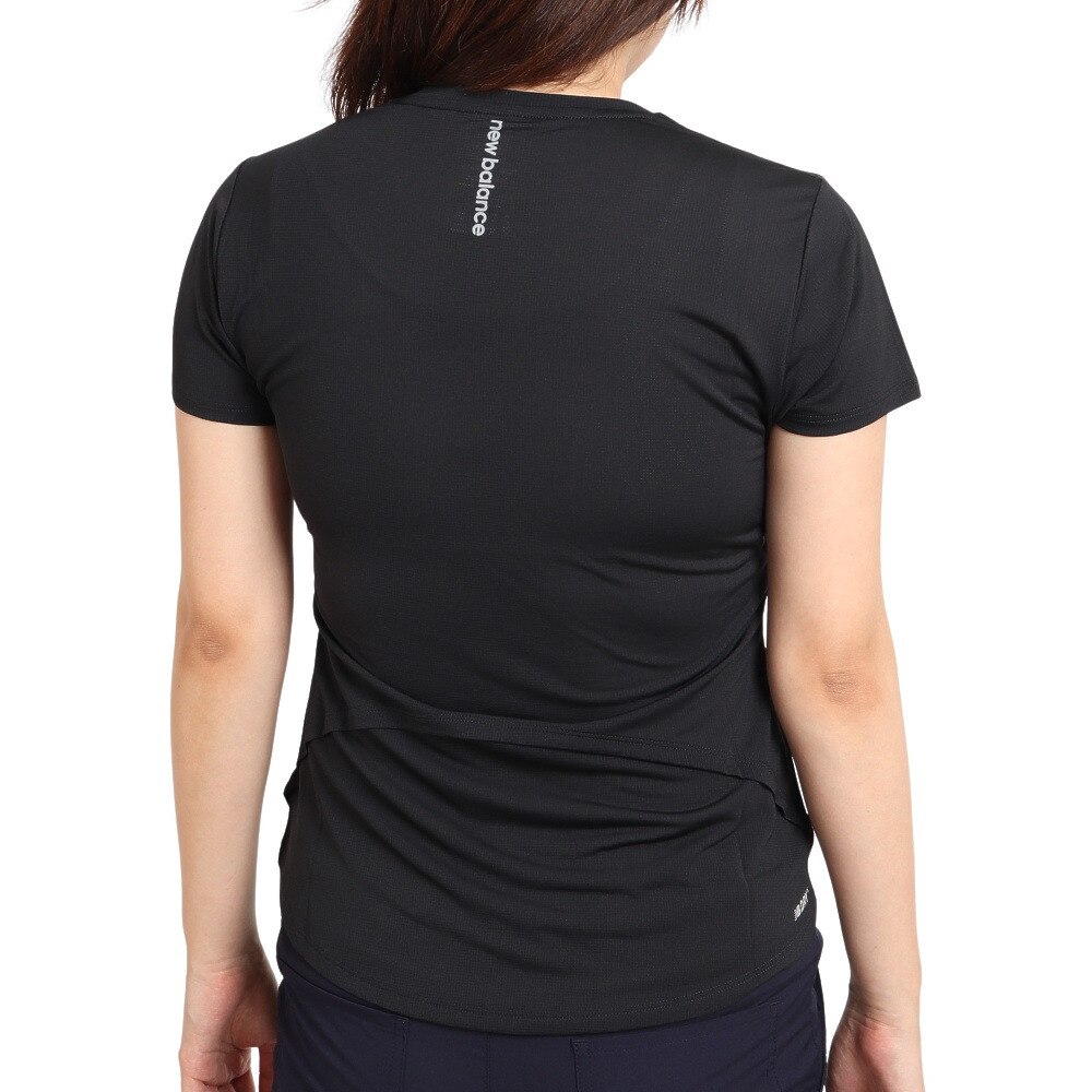 ニューバランス（new balance）（レディース）Acce 半袖Tシャツ AWT23222BK