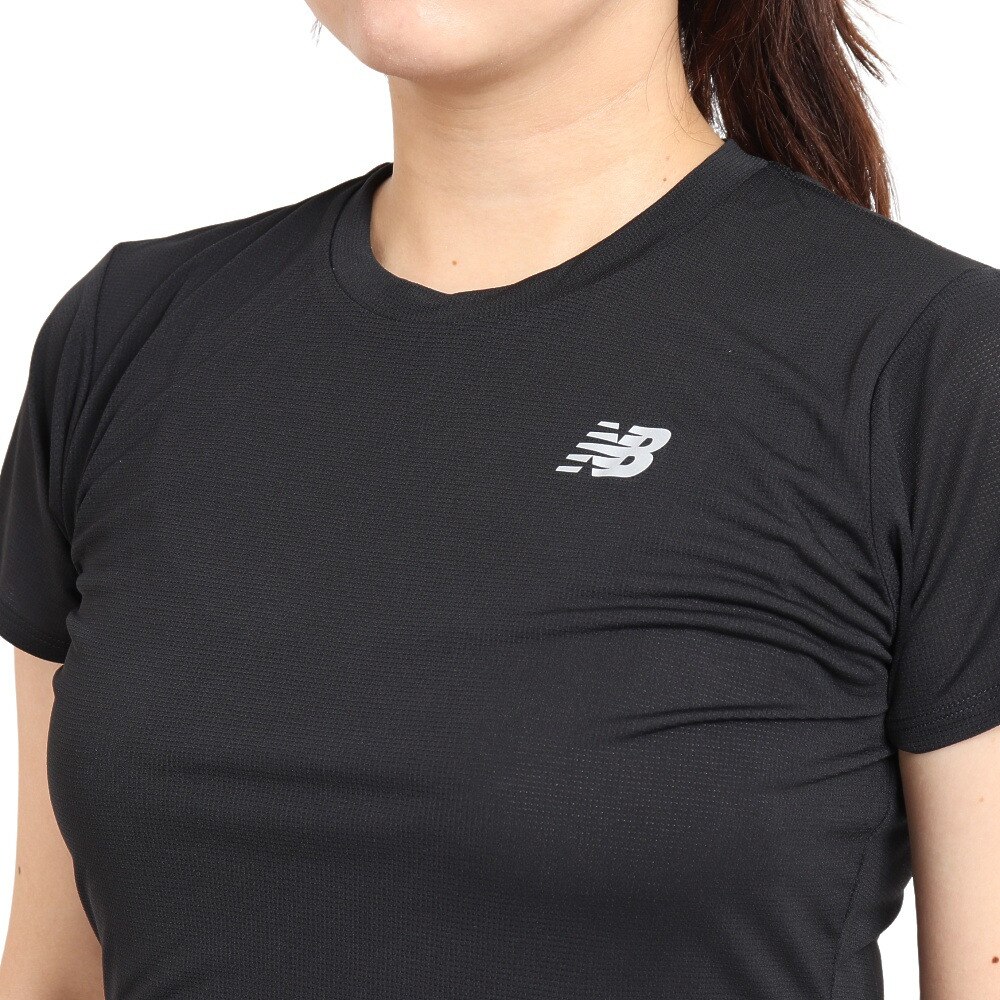 ニューバランス（new balance）（レディース）Acce 半袖Tシャツ AWT23222BK