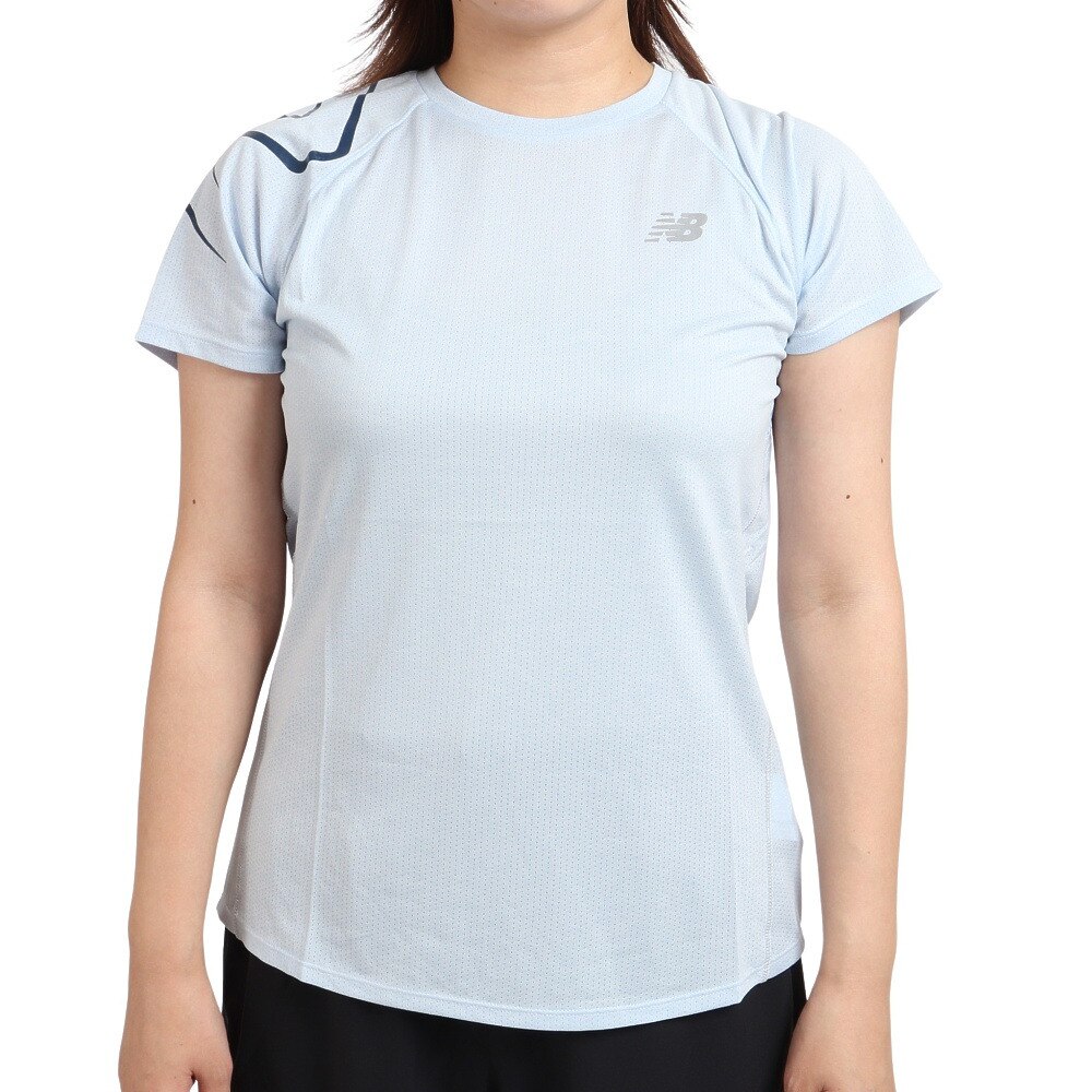 ニューバランス（new balance）（レディース）Impact Run プリンテッド 半袖Tシャツ WT21263SL2