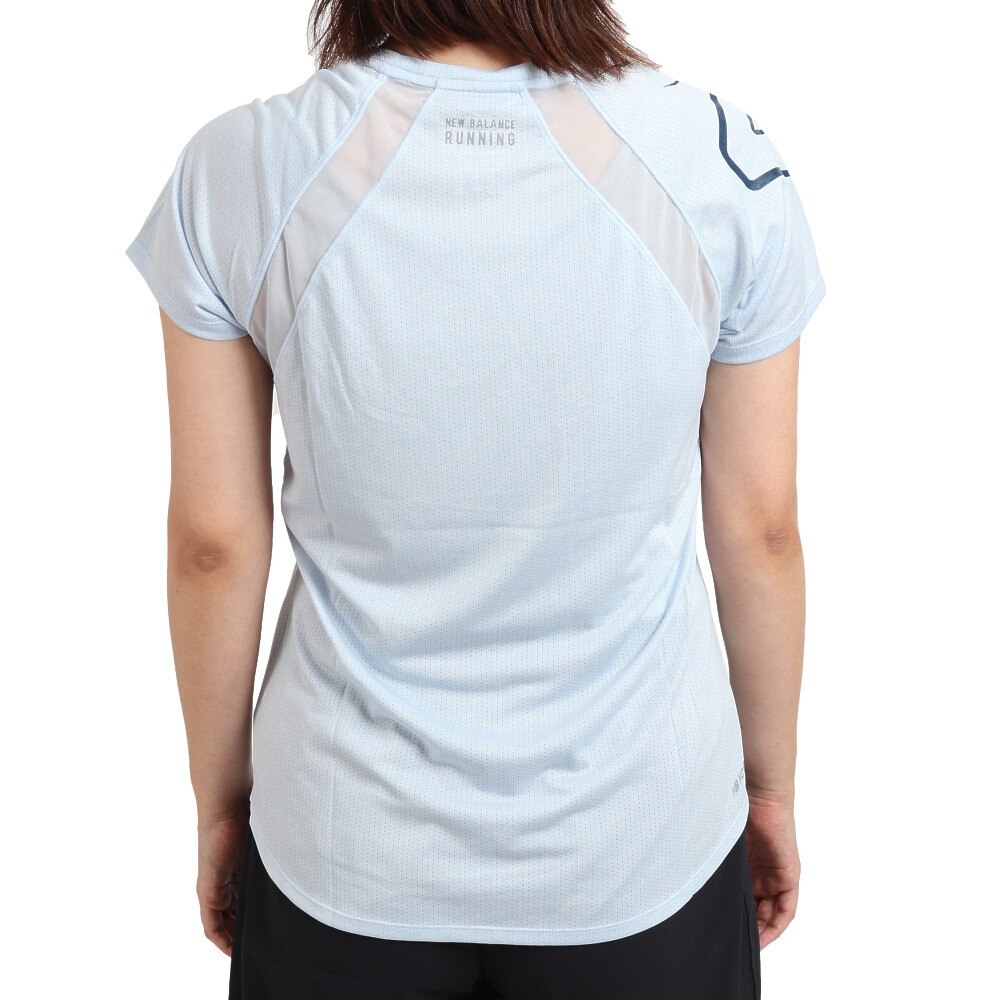 ニューバランス（new balance）（レディース）Impact Run プリンテッド 半袖Tシャツ WT21263SL2