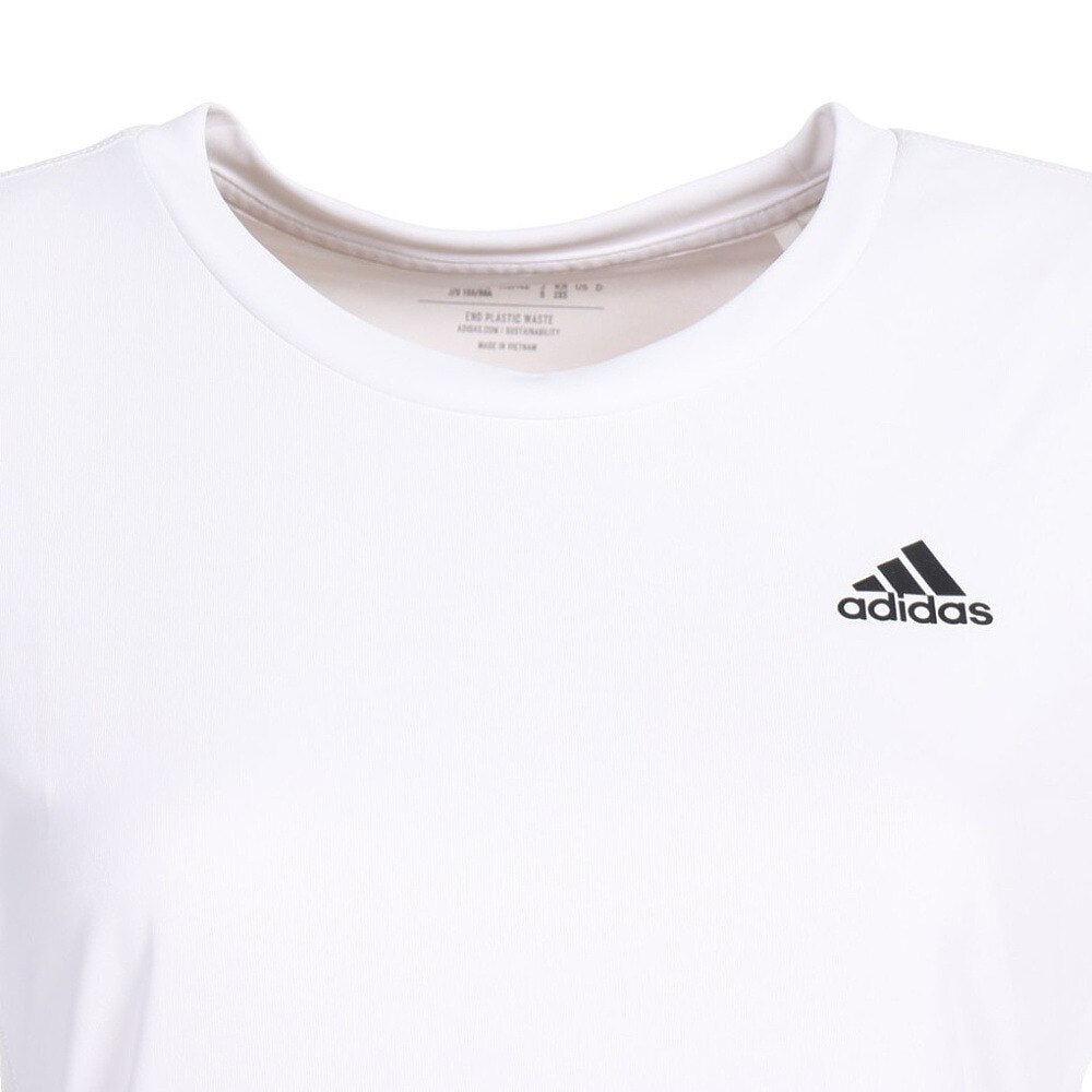 アディダス（adidas）（レディース）半袖Tシャツ レディース 白 オウン ザ ラン マルチTシャツ SW310-HB9380