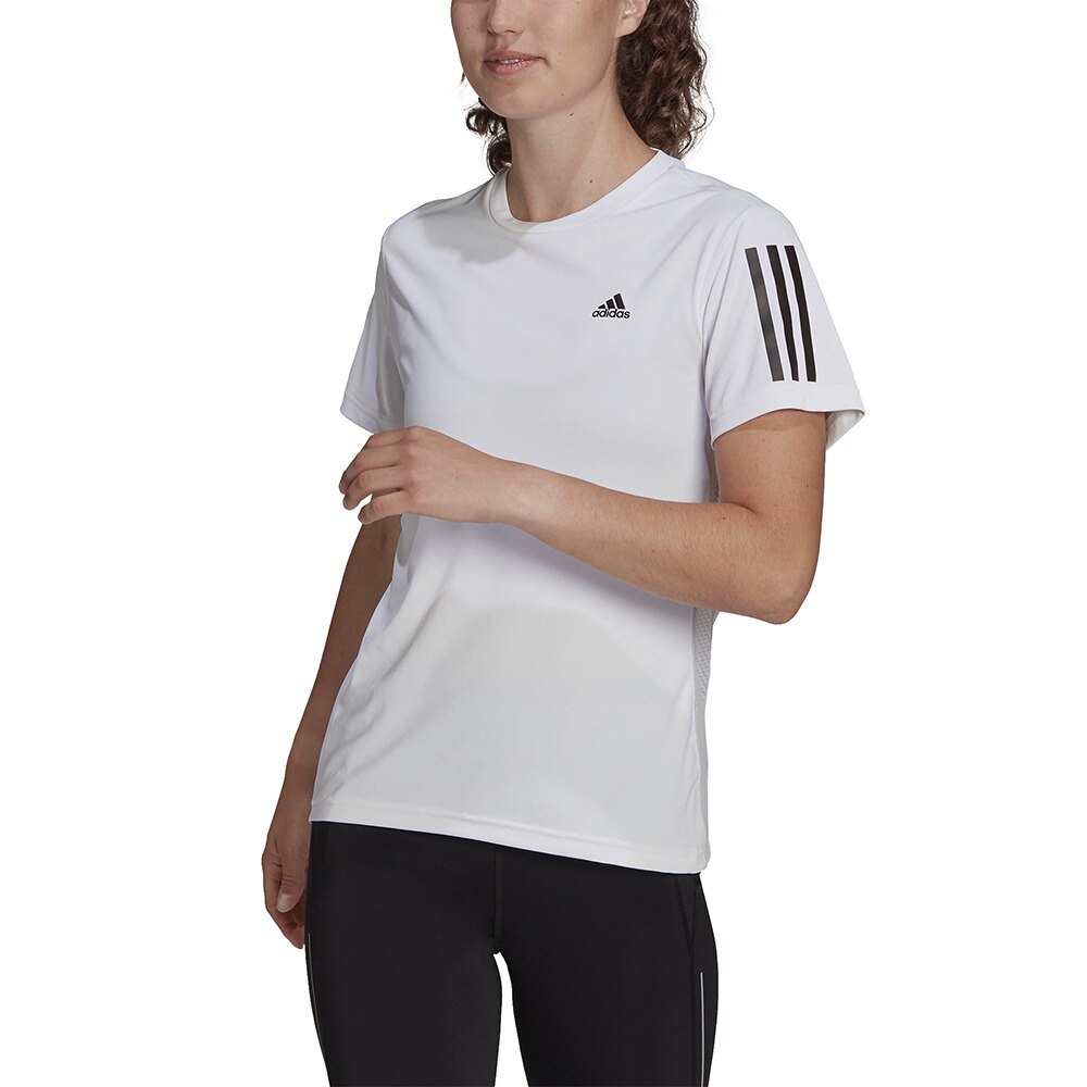 アディダス（adidas）（レディース）半袖Tシャツ レディース 白 オウン ザ ラン マルチTシャツ SW310-HB9380  スポーツ用品はスーパースポーツゼビオ