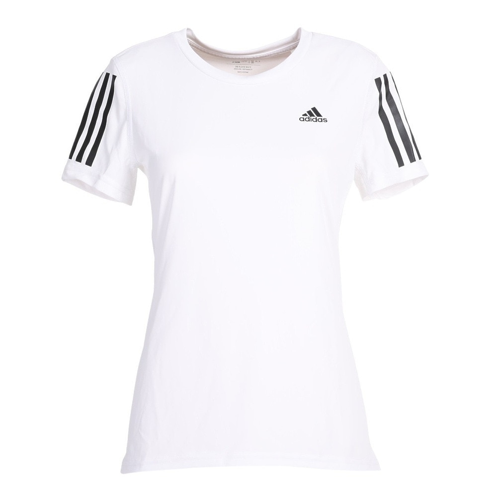アディダス（adidas）（レディース）半袖Tシャツ レディース 白 オウン ザ ラン マルチTシャツ SW310-HB9380