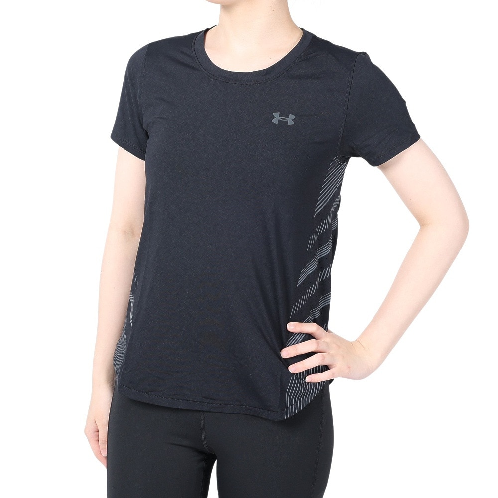 アンダーアーマー（UNDER ARMOUR）（レディース）半袖Tシャツ レディース Iso-Chill Laser 1376818 001
