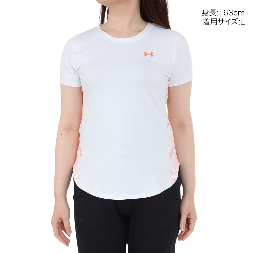 アンダーアーマー（UNDER ARMOUR）（レディース）半袖Tシャツ レディース Iso-Chill Laser 1376818 100