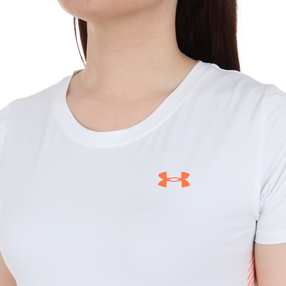 アンダーアーマー（UNDER ARMOUR）（レディース）半袖Tシャツ レディース Iso-Chill Laser 1376818 100
