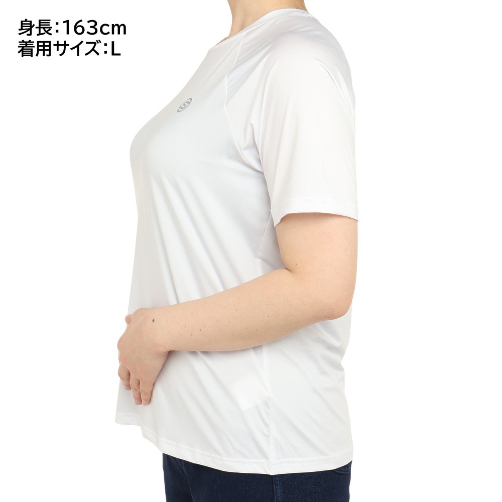 スキンズ（SKINS）（レディース）半袖Tシャツ レディース ロゴ 185-27040-004