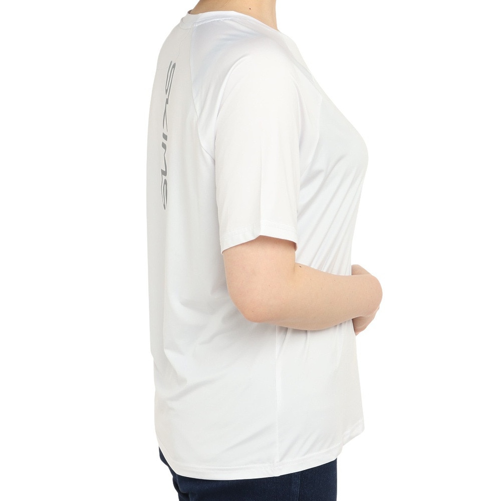 スキンズ（SKINS）（レディース）半袖Tシャツ レディース ロゴ 185-27040-004