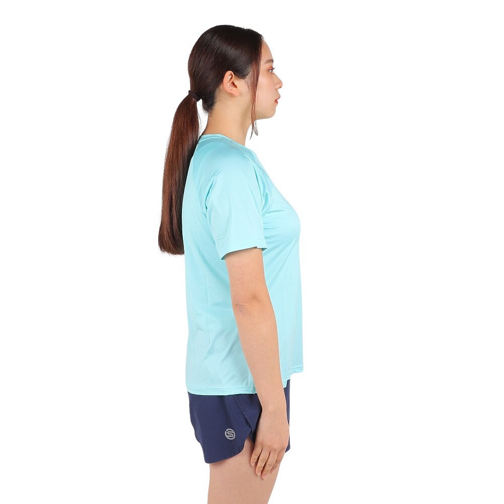 スキンズ（SKINS）（レディース）半袖Tシャツ レディース ロゴTシャツ  185-27040-092