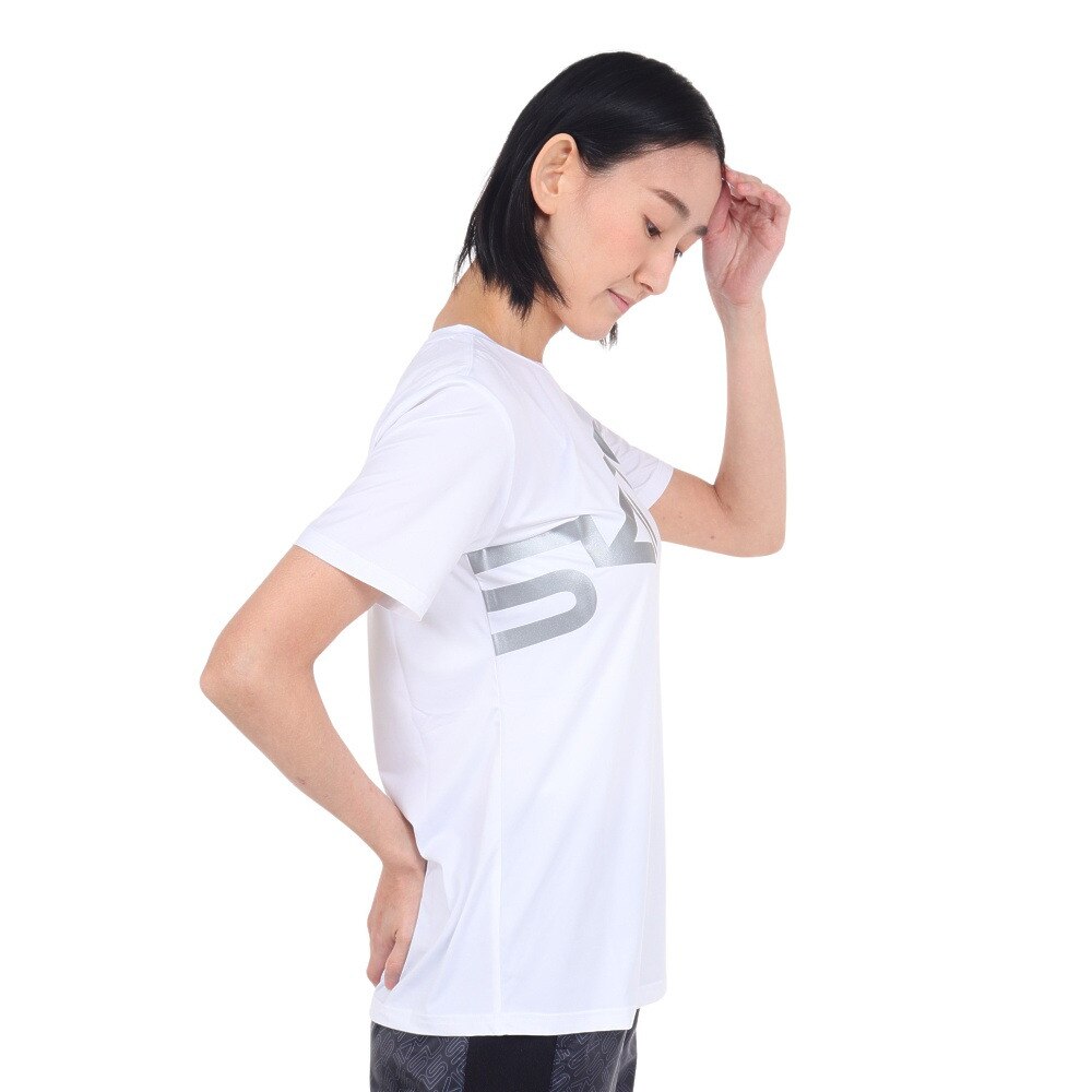 スキンズ（SKINS）（レディース）半袖Tシャツ レディース ロゴTシャツ 185-27041-004