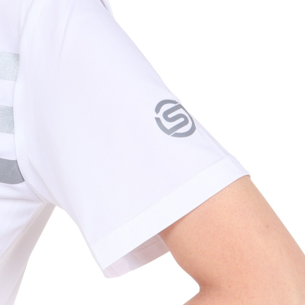 スキンズ（SKINS）（レディース）半袖Tシャツ レディース ロゴTシャツ 185-27041-004