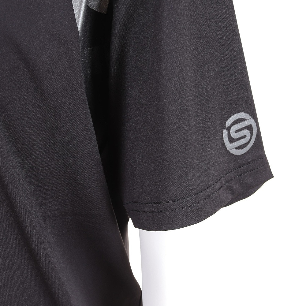 スキンズ（SKINS）（レディース）半袖Tシャツ レディース ロゴTシャツ185-27041-019