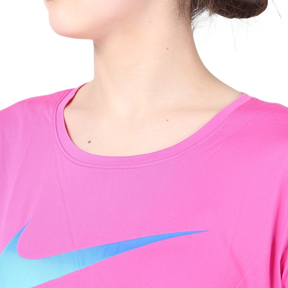 ナイキ（NIKE）（レディース）半袖Tシャツ レディース 速乾 半袖 ドライフィット ワン DX1026-623