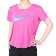 ナイキ（NIKE）（レディース）半袖Tシャツ レディース 速乾 半袖 ドライフィット ワン  DX1026-623