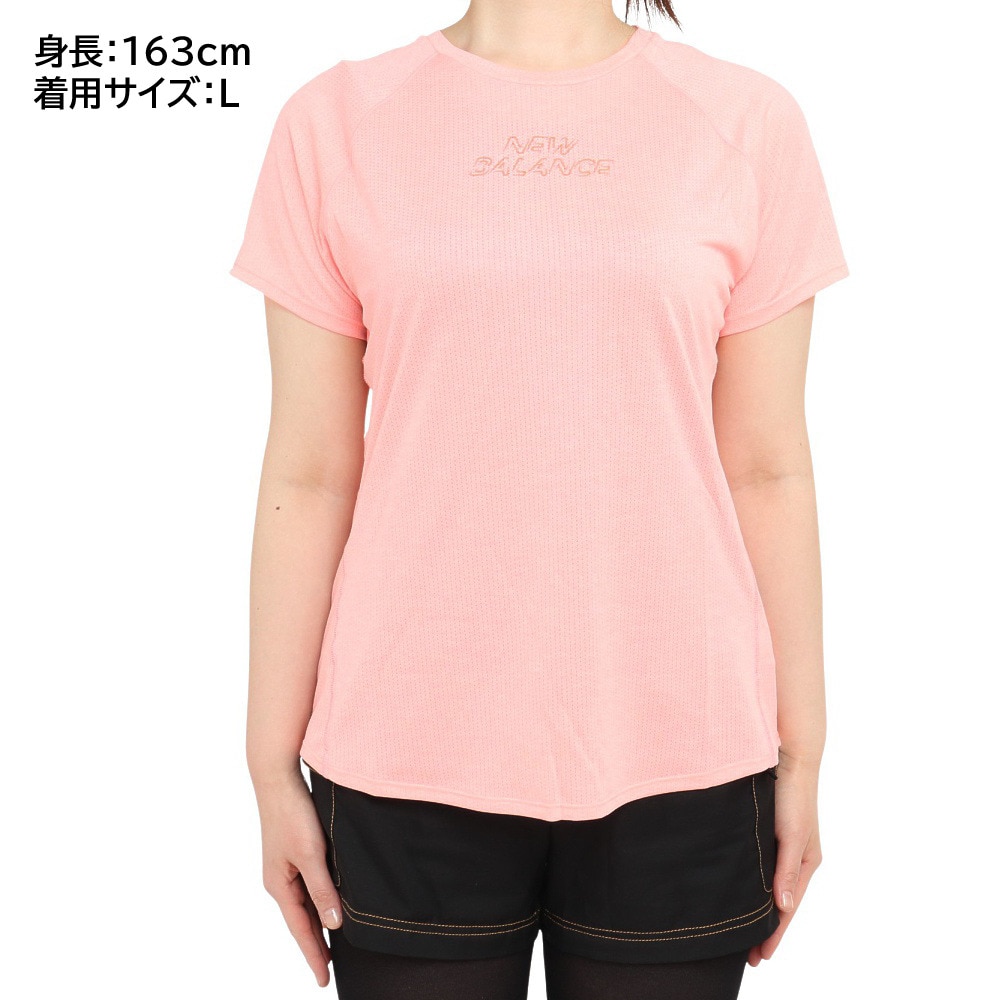 ニューバランス（new balance）（レディース）Impact プリントショートスリーブTシャツ WT21263GUT