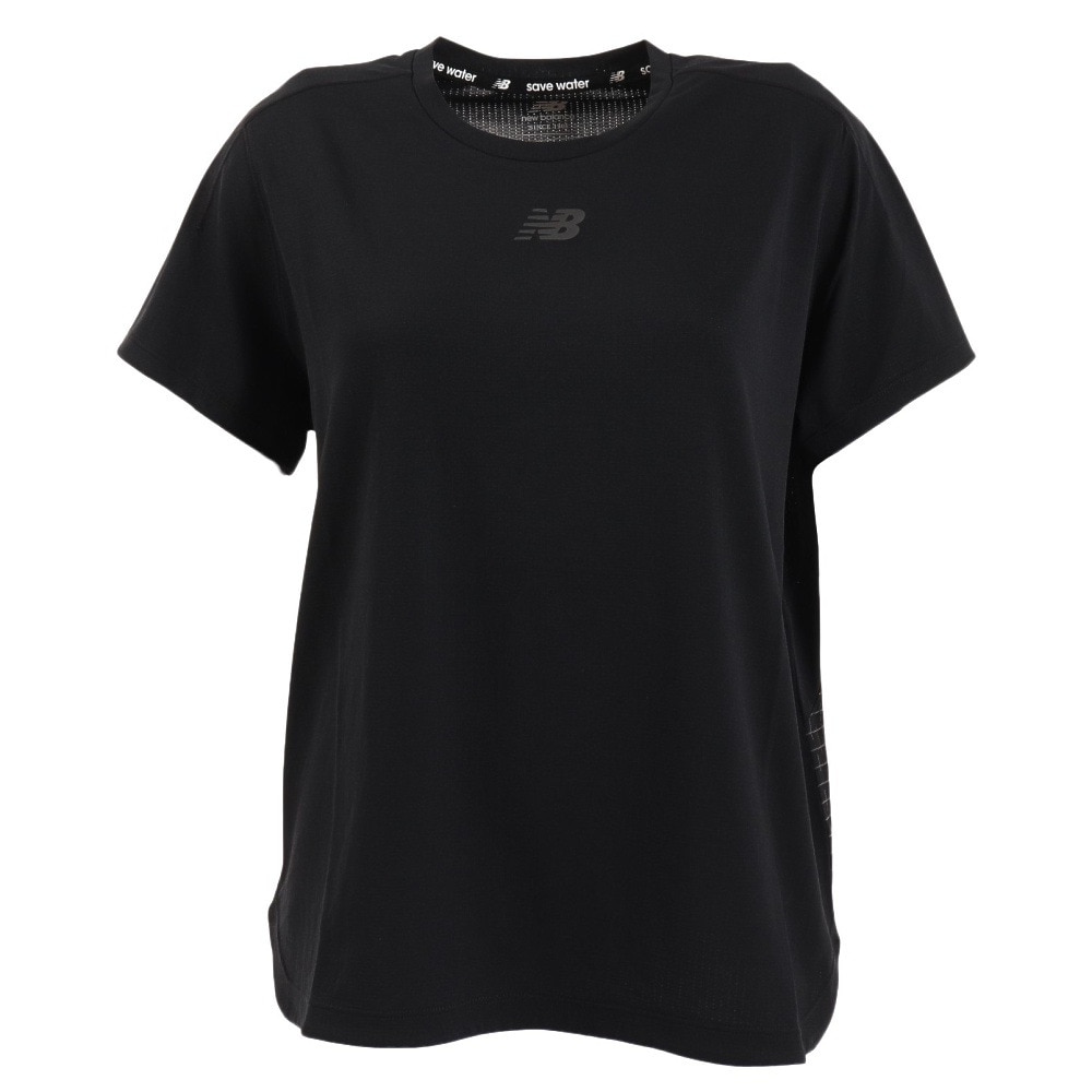ニューバランス（new balance）（レディース）半袖Tシャツ レディース ルミナスショート WT31251BKH