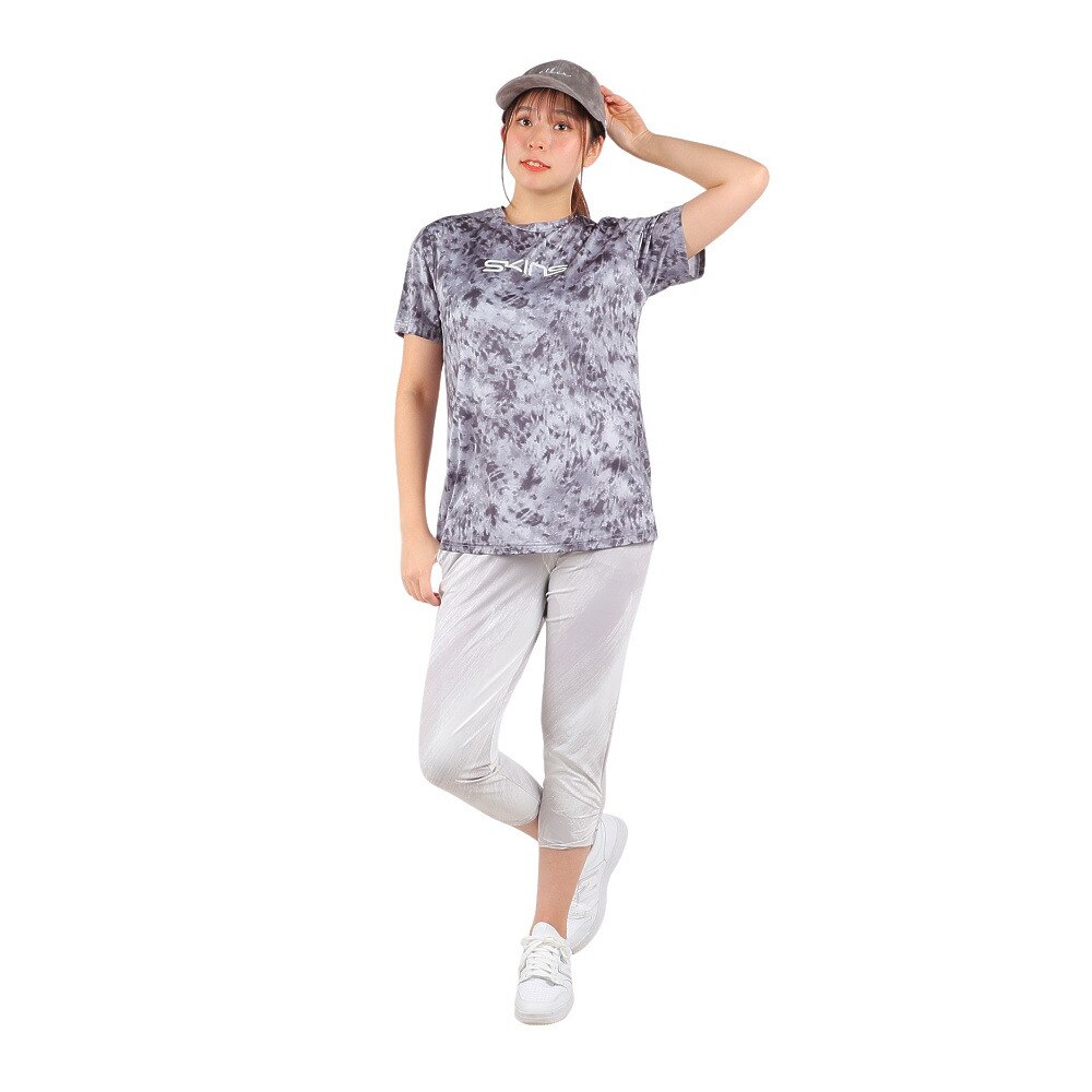スキンズ（SKINS）（レディース）半袖Tシャツ レディース プリントTシャツ 185-28441-013
