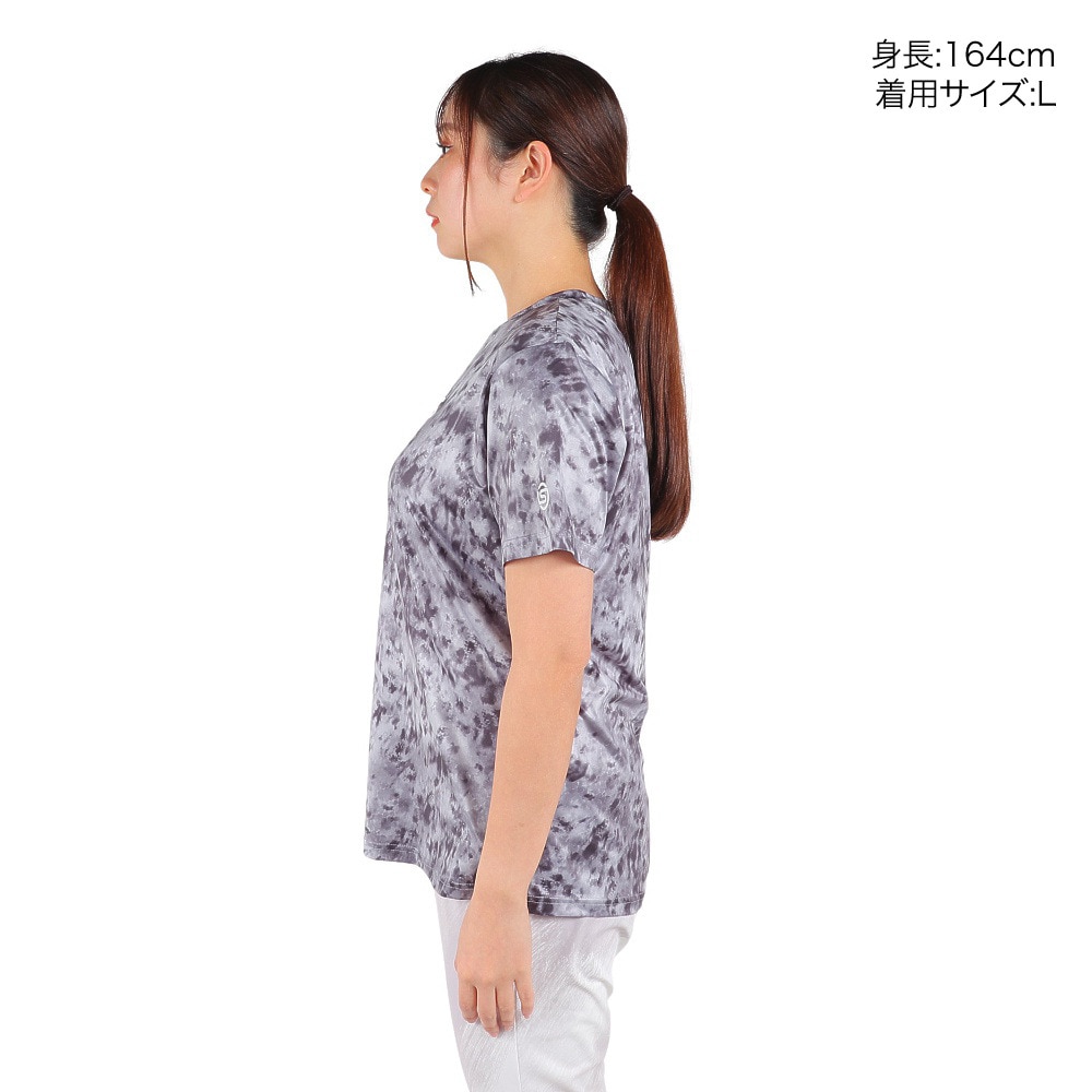 スキンズ（SKINS）（レディース）半袖Tシャツ レディース プリントTシャツ 185-28441-013