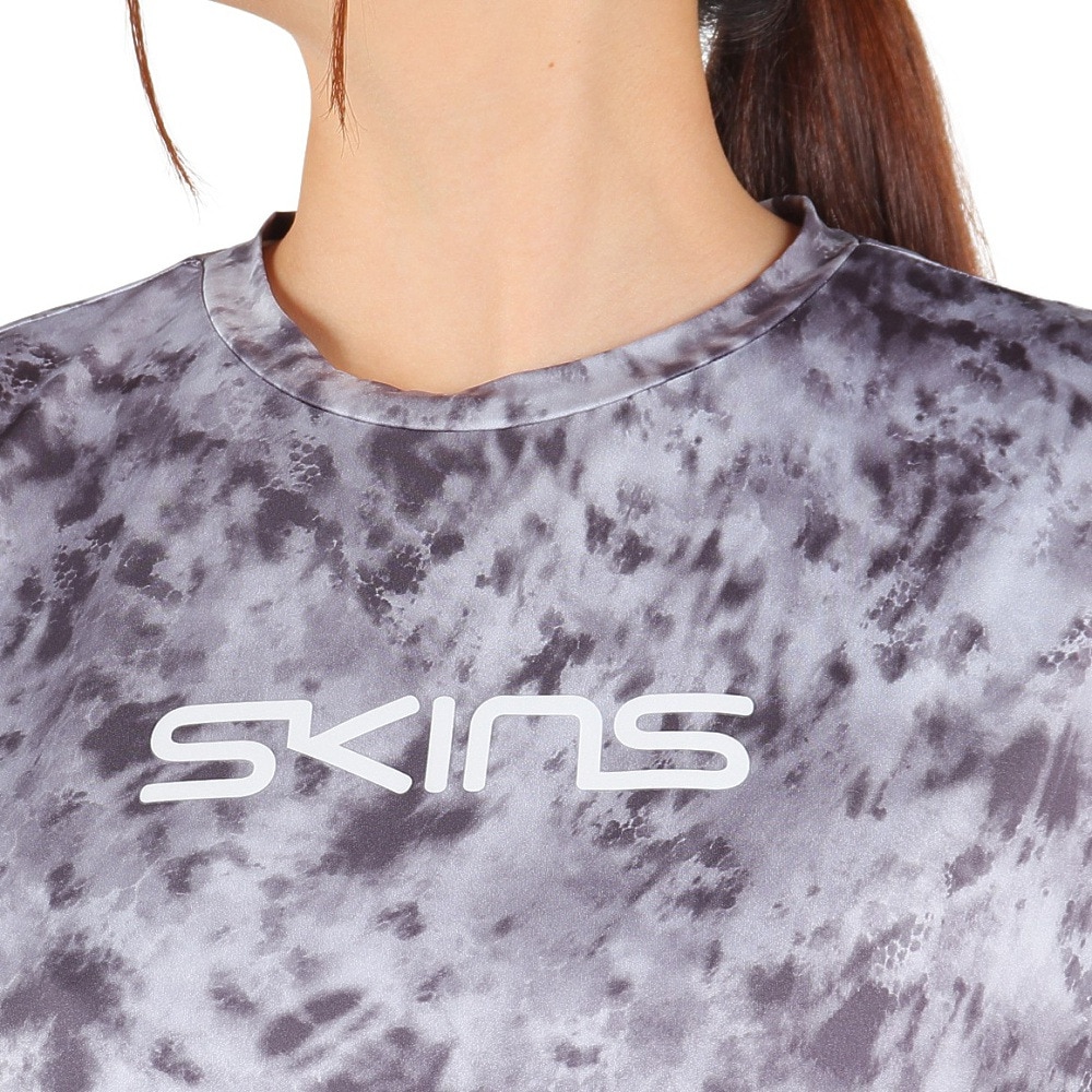 スキンズ（SKINS）（レディース）半袖Tシャツ レディース プリントTシャツ 185-28441-013