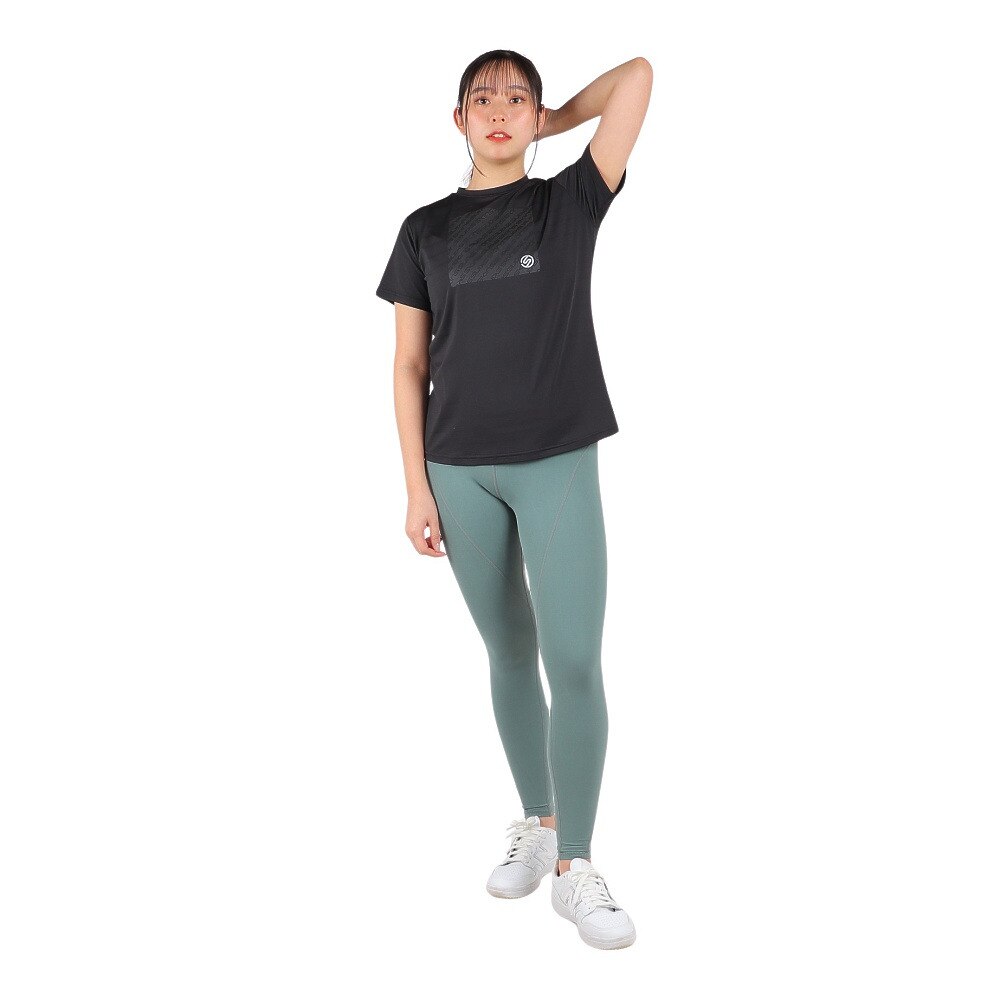 スキンズ（SKINS）（レディース）半袖吸水プリントTシャツ 185-28442-019