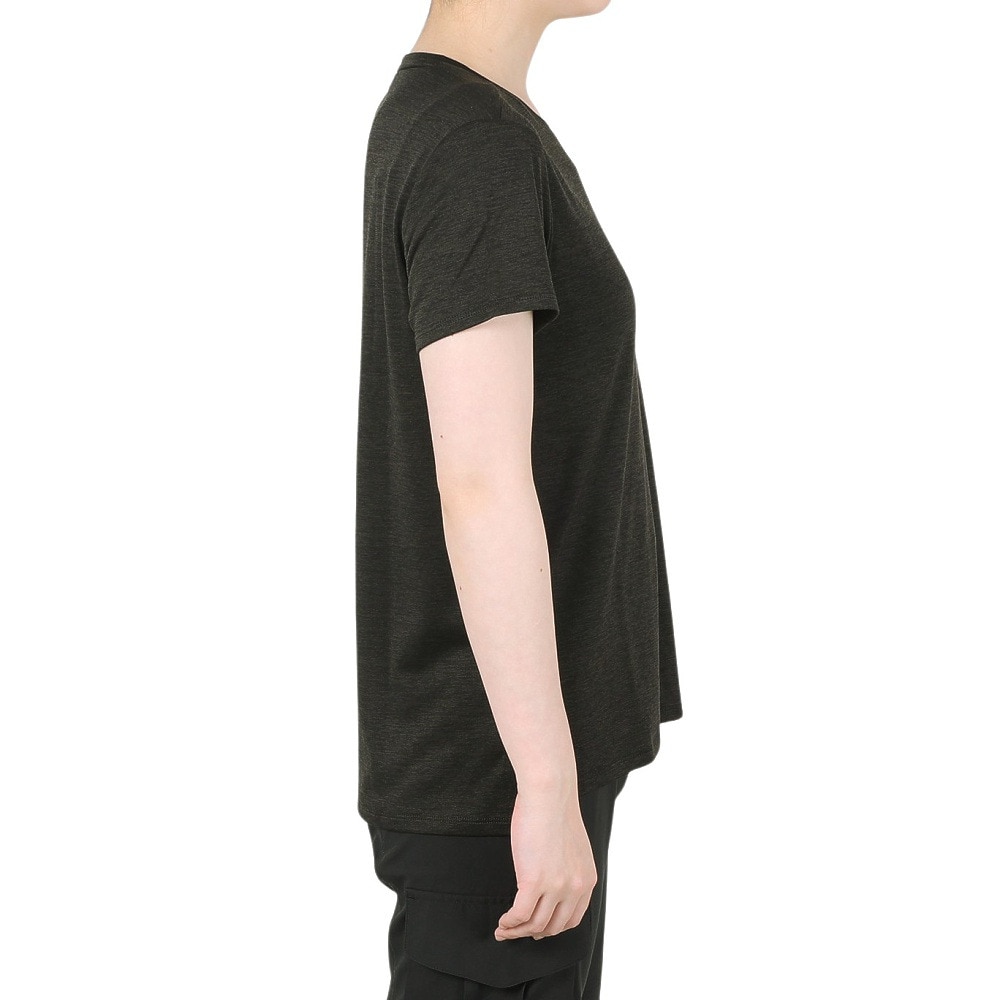プーマ（PUMA）（レディース）RUN FAVORITE ヘザー 半袖 Tシャツ 523693 01 BLK
