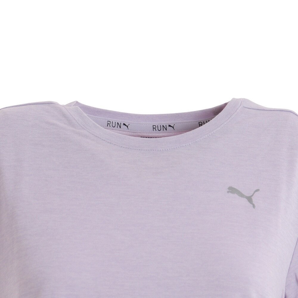 プーマ（PUMA）（レディース）ランニング RUN FAVORITE ヘザー 半袖 Tシャツ 523693 68 LVD