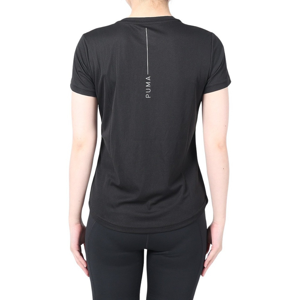 プーマ（PUMA）（レディース）RUN ドライプラス 半袖Tシャツ 523774 01 BLK