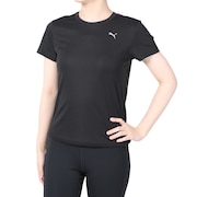 プーマ（PUMA）（レディース）RUN ドライプラス 半袖Tシャツ 523774 01 BLK