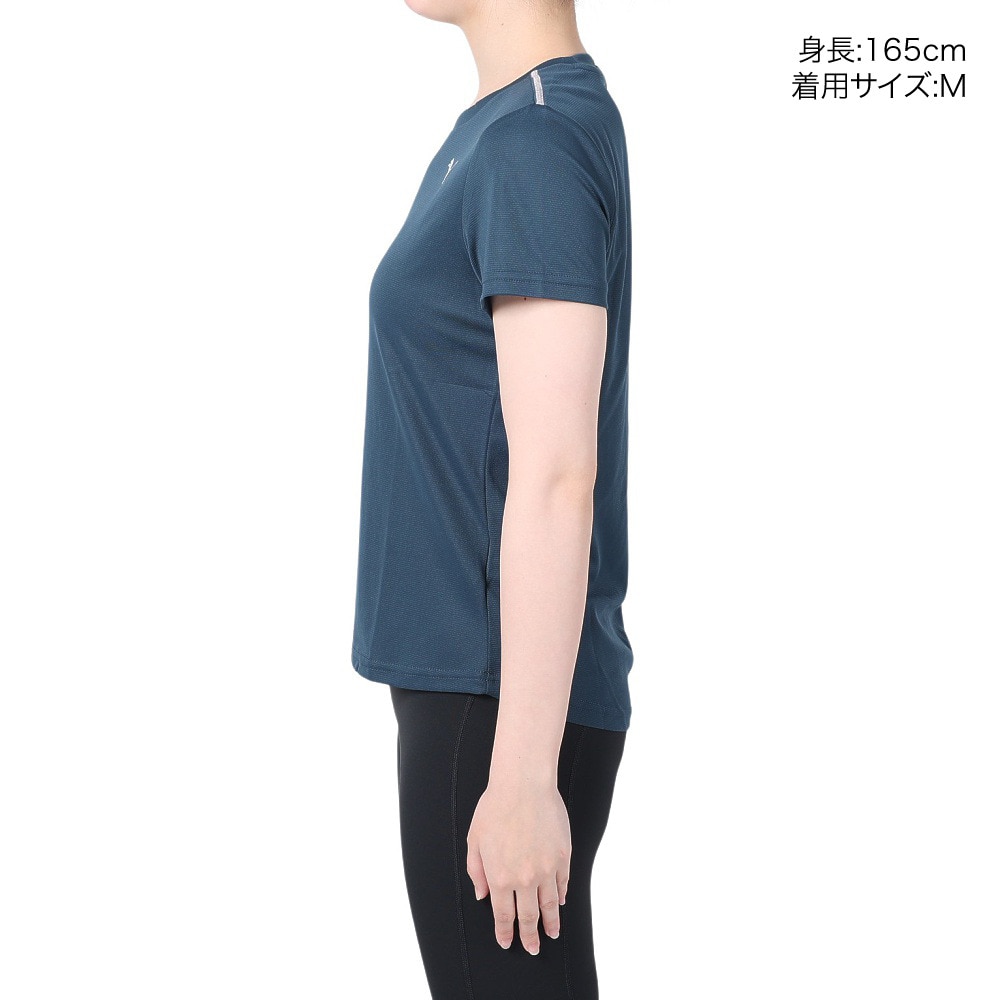 プーマ（PUMA）（レディース）RUN ドライプラス 半袖Tシャツ 523774 16 DGRY