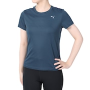 プーマ（PUMA）（レディース）RUN ドライプラス 半袖Tシャツ 523774 16 DGRY