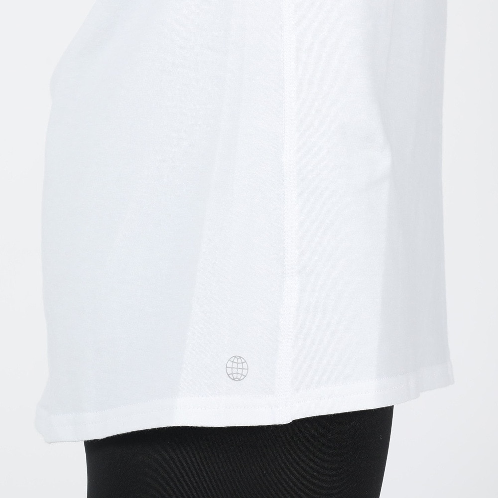 アディダス（adidas）（レディース）半袖 Tシャツ レディース 白 ラン アイコンズ Made With Nature SB405-HK9095