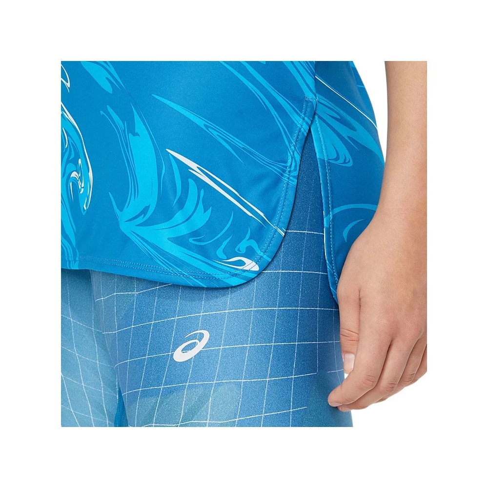 アシックス（ASICS）（レディース）ウィメンズグラフィックドライ半袖シャツ 2012C781.403