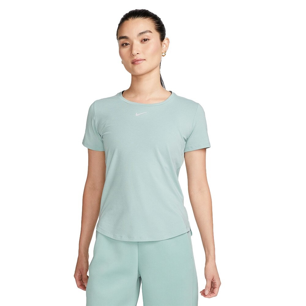 ナイキ（NIKE）（レディース）半袖シャツ レディース ドライフィット ワン ラックス スタンダードフィット DD0619-309