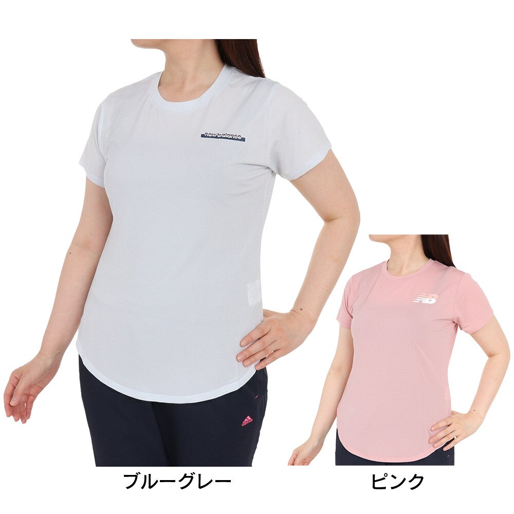 ニューバランス（new balance）（レディース）半袖Tシャツ レディース Accelerate WT23224IB
