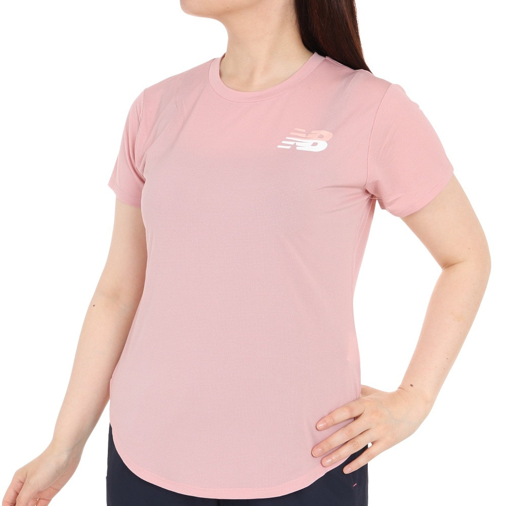 ニューバランス（new balance）（レディース）半袖Tシャツ レディース Accelerate WT23224POO