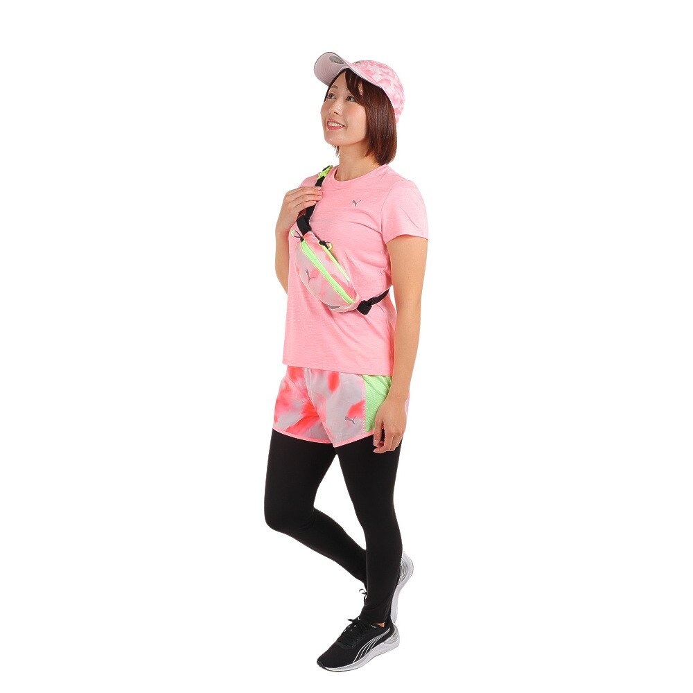 プーマ（PUMA）（レディース）半袖Tシャツ レディース RUN FAVORITE ヘザー 523693 62 PNK
