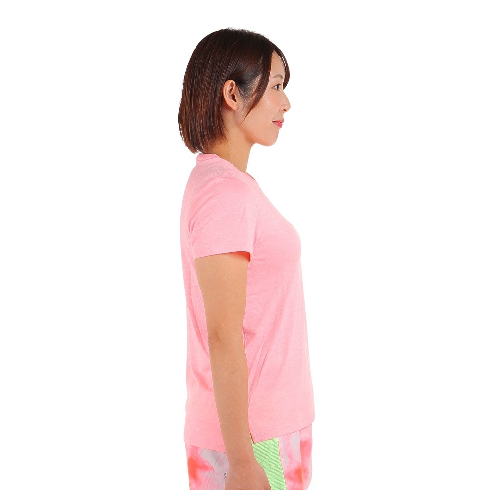 プーマ（PUMA）（レディース）半袖Tシャツ レディース RUN FAVORITE ヘザー 523693 62 PNK