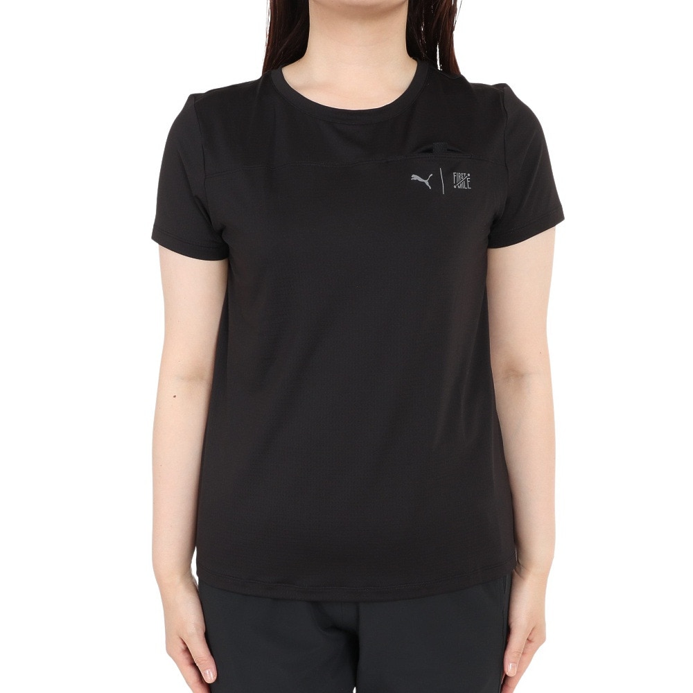 プーマ（PUMA）（レディース） Tシャツ FIRST MILE 524504 01 BLK