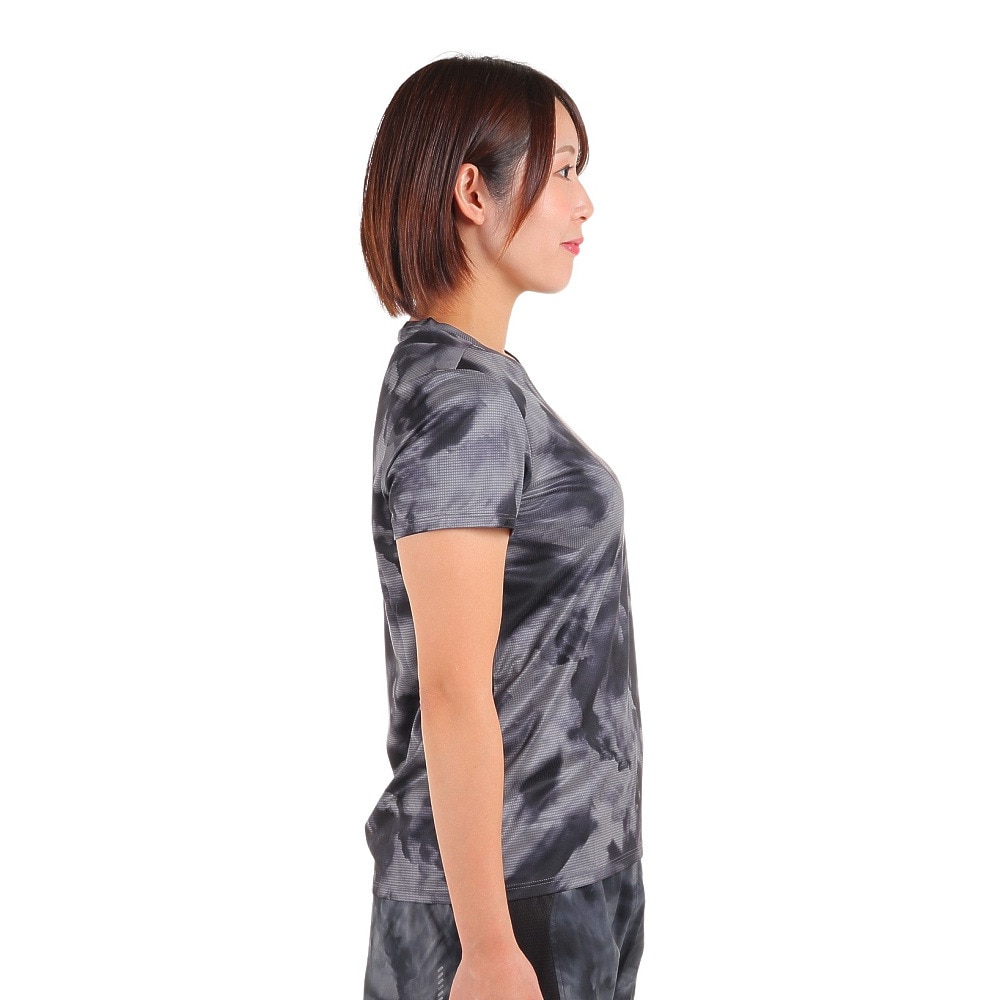 プーマ（PUMA）（レディース）半袖Tシャツ レディース RUN FAVORITE AOP  524573 01 BLK