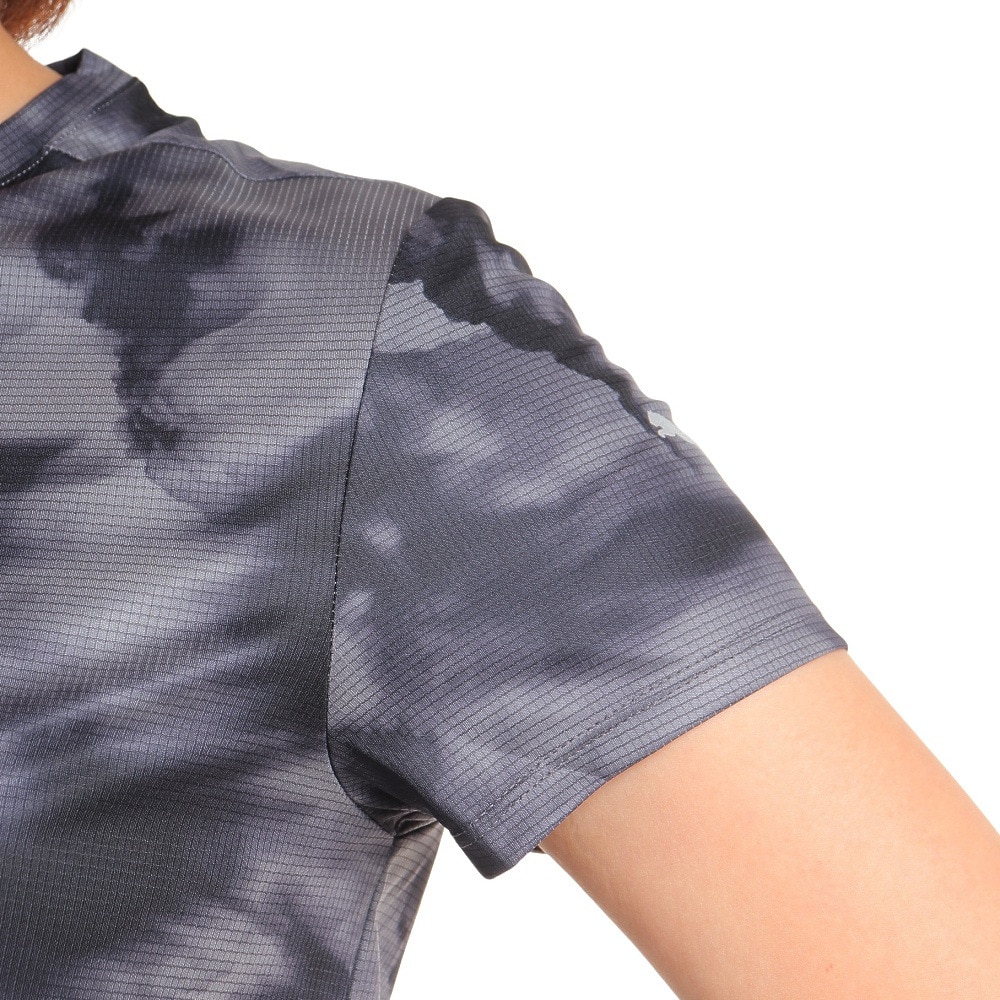 プーマ（PUMA）（レディース）半袖Tシャツ レディース RUN FAVORITE AOP  524573 01 BLK