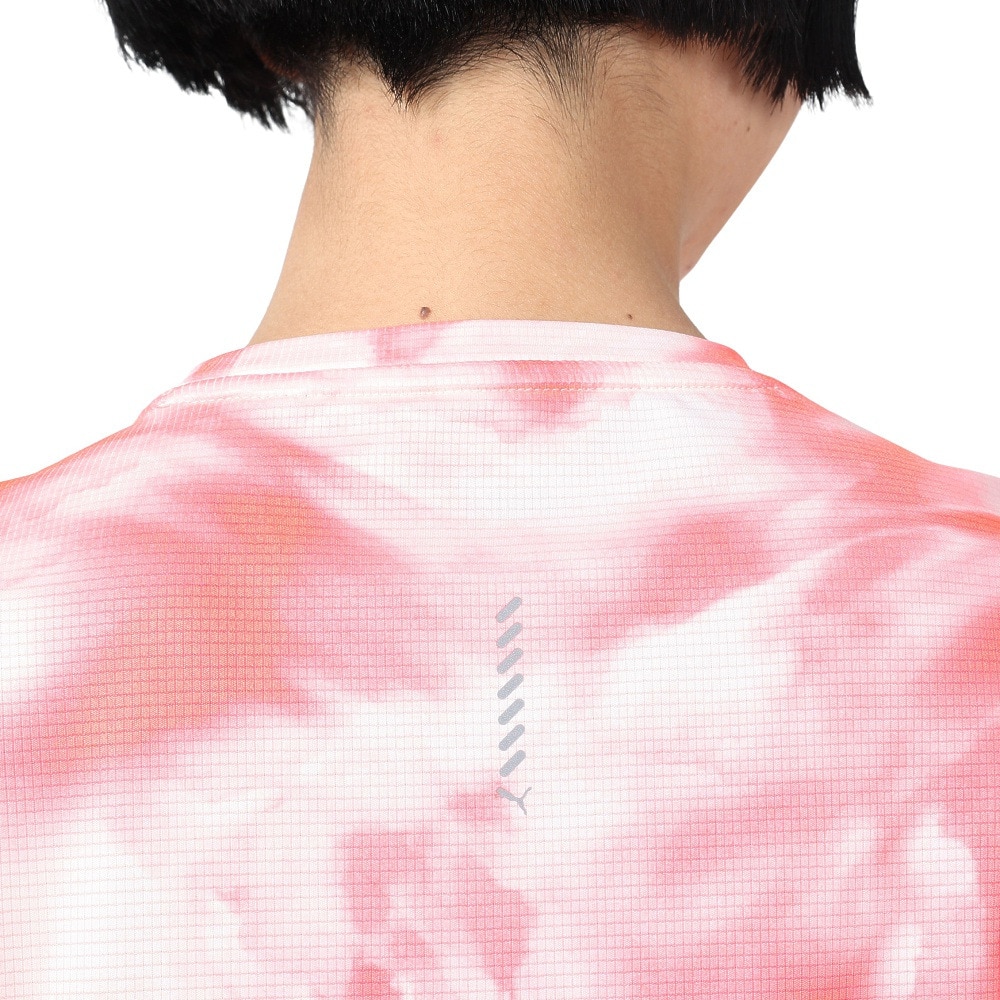 プーマ（PUMA）（レディース）半袖Tシャツ レディース RUN FAVORITE AOP  524573 62 PNK
