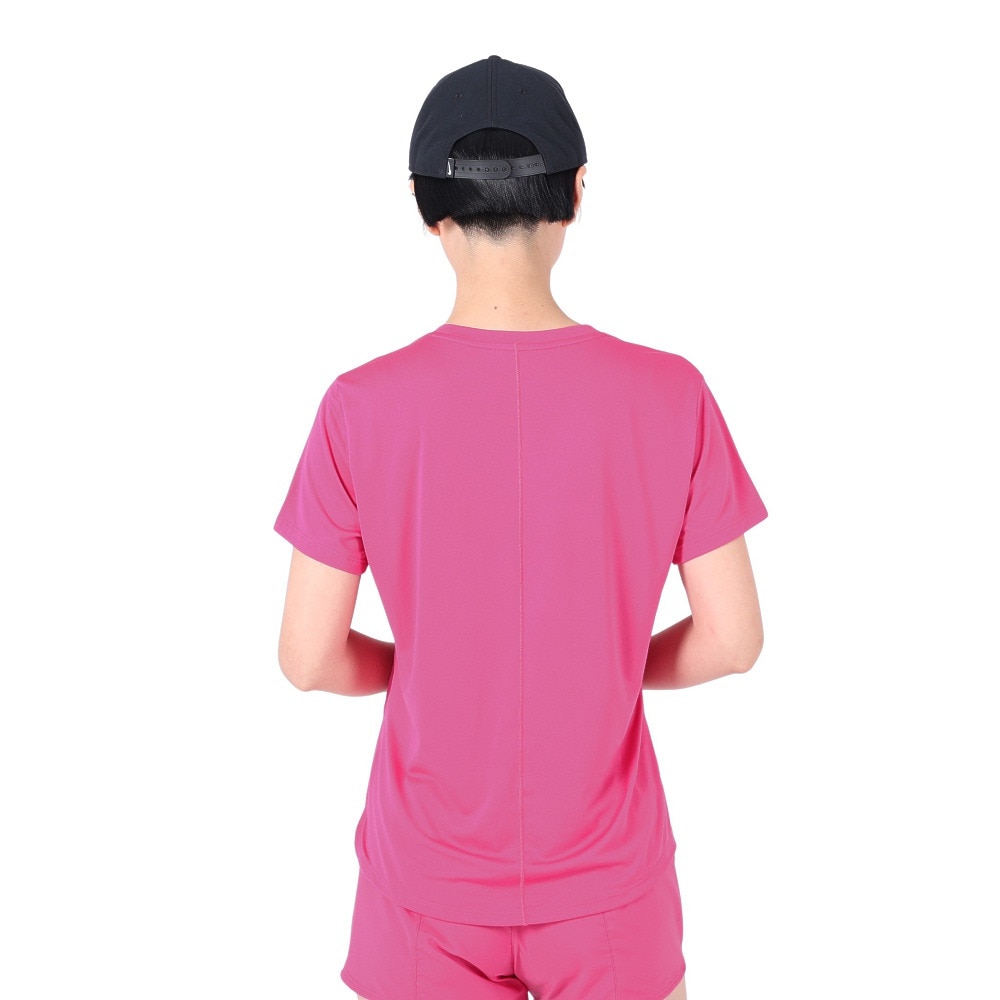 ナイキ（NIKE）（レディース）ドライフィット スウッシュ ショートスリーブ ランニングトップ FB4697-615