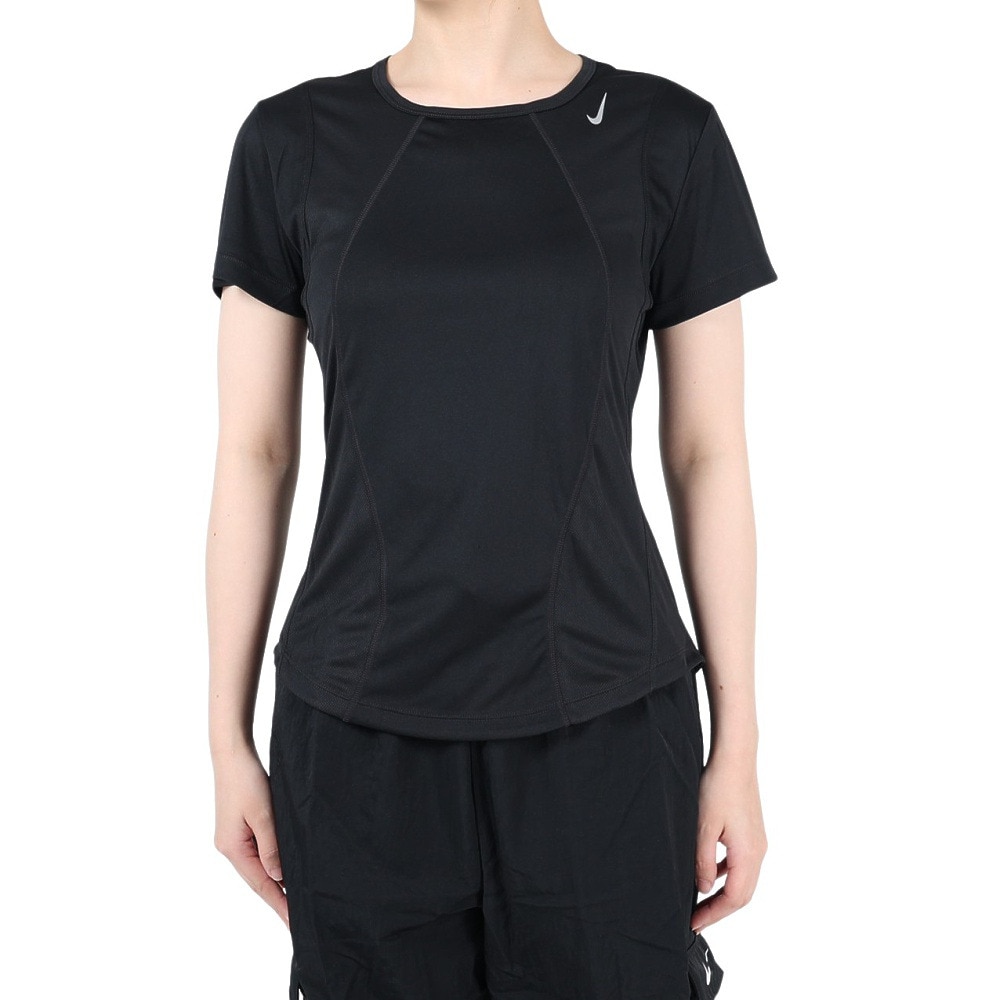 ナイキ（NIKE）（レディース）ファスト ドライフィット 半袖 トップ FN2519-010